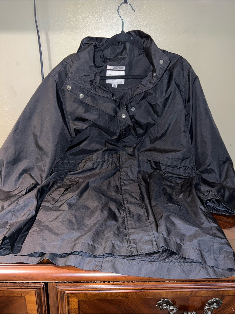 a new day Black Water Resistant Jacket with Hood